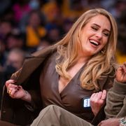 celebrities attend the los angeles lakers play the golden state warriors during the season opener