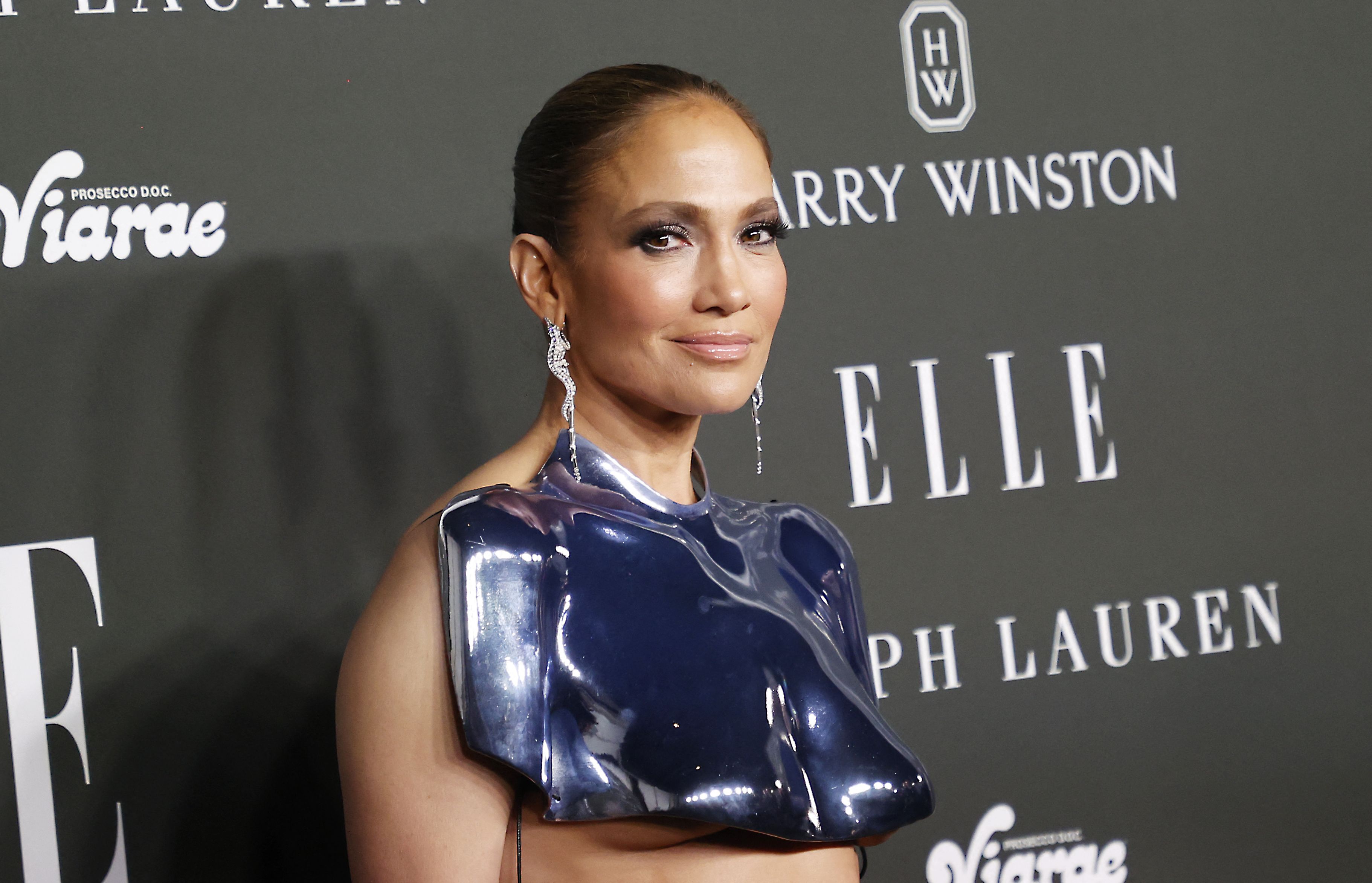 Celebrities in Silver Dresses: Jennifer Lopez, More