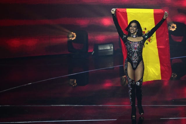 chanel, su look en la final de eurovisión