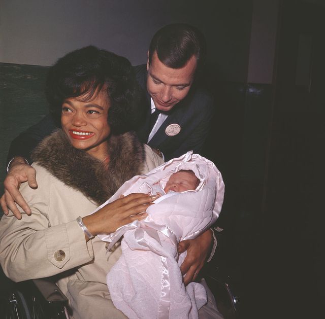 eartha kitt with her husband and newborn daughter