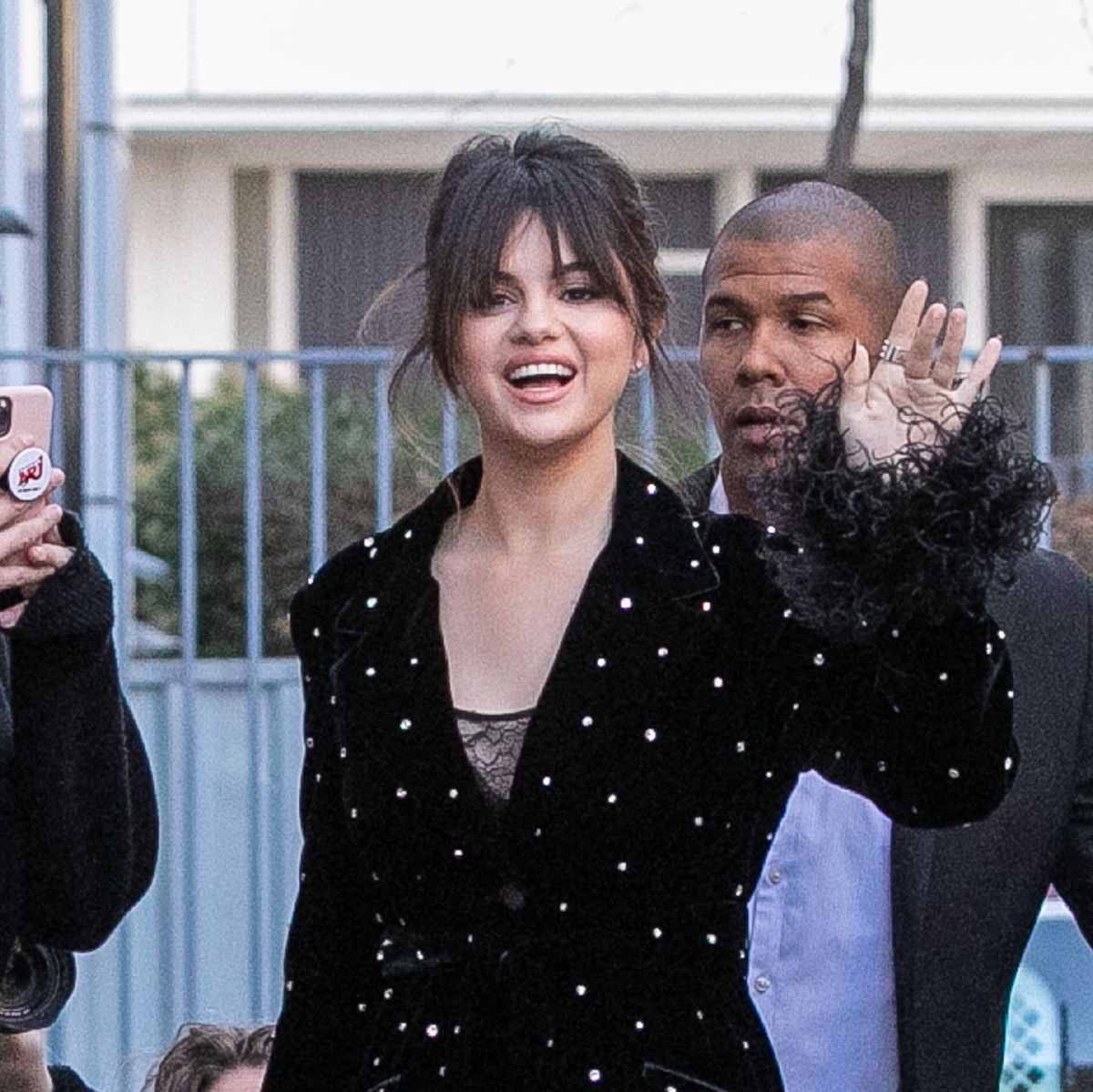 Selena Gomez Just Wore a Lace Slip as a Dress in Paris