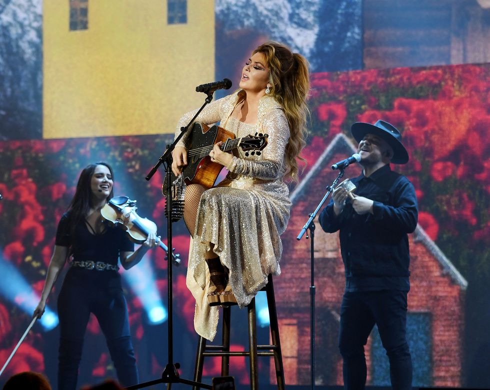 grand opening of shania twain "let's go" the las vegas residency at zappos theater at planet hollywood resort casino show