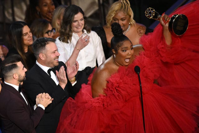 Lizzo Wins Her First Emmy Award Read Her Emotional Acceptance Speech