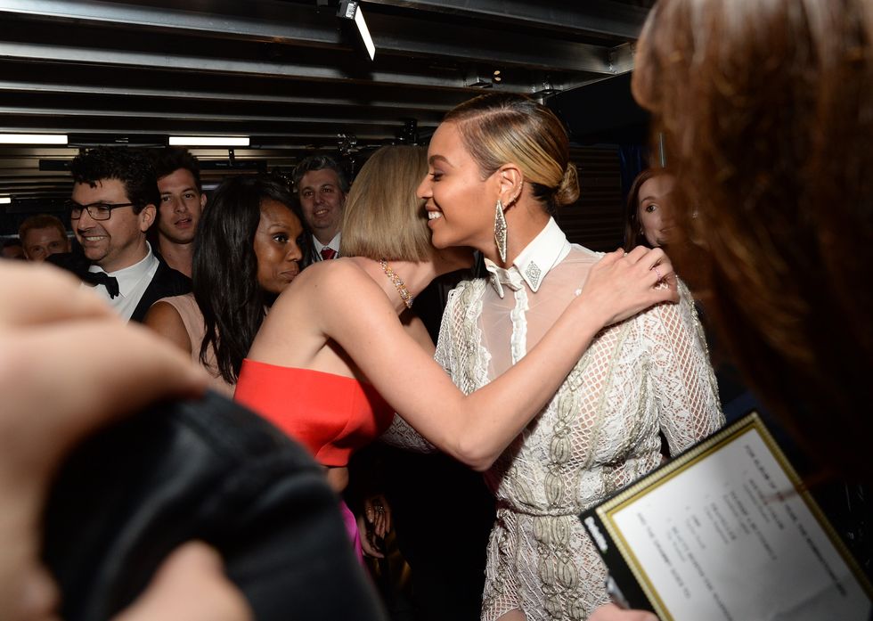 the 58th grammy awards backstage and audience