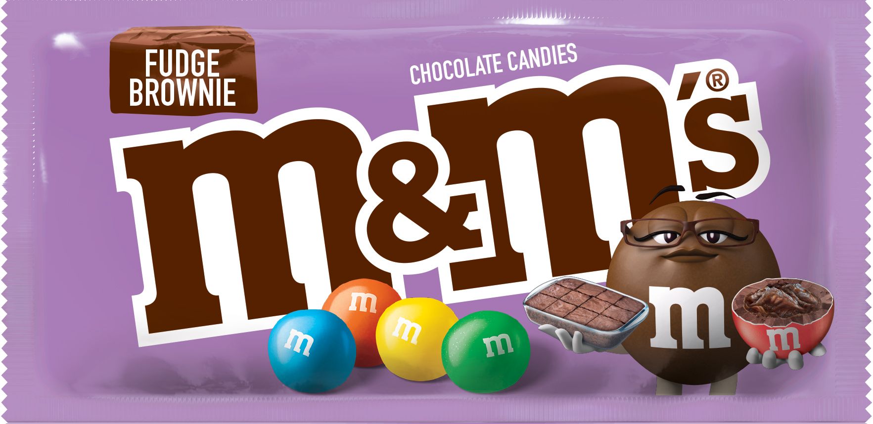Brand New M&ms Fudge Brownie Candy Wrapper Up-cycled -  UK