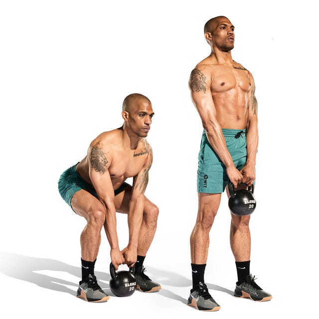 kettlebell deadlift