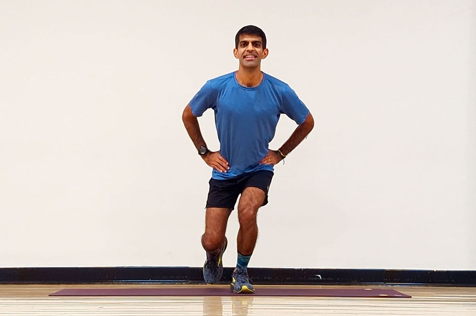 stability exercises for beginners, single leg squat