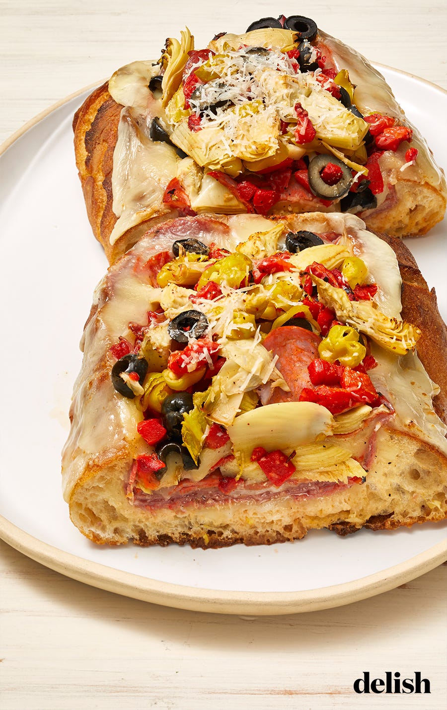 antipasto cheesy bread