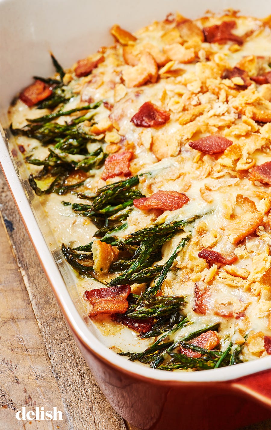 cheesy bacon asparagus casserole