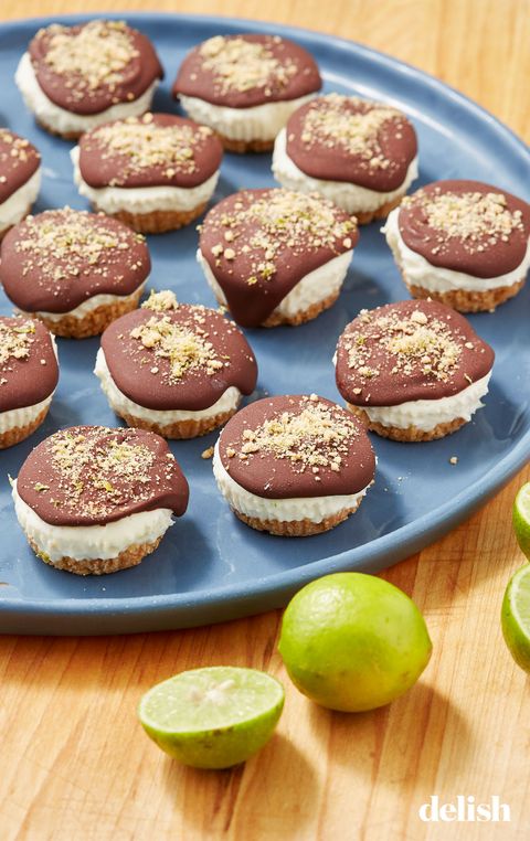 chocolate covered key lime pie bites