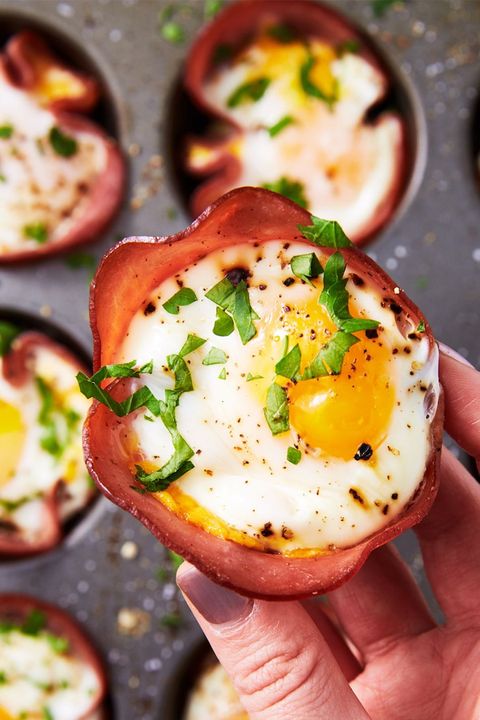 ham and cheese egg cups