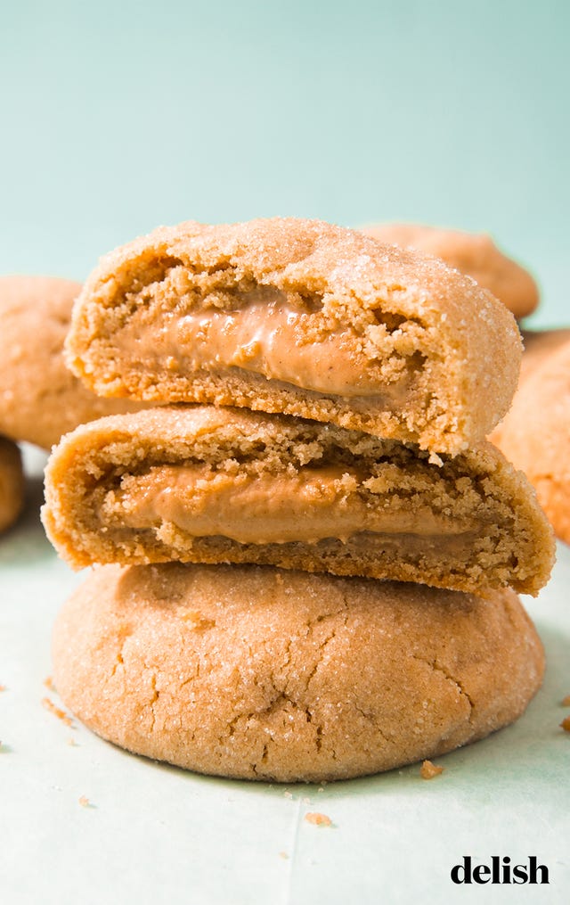 peanut butter stuffed cookies