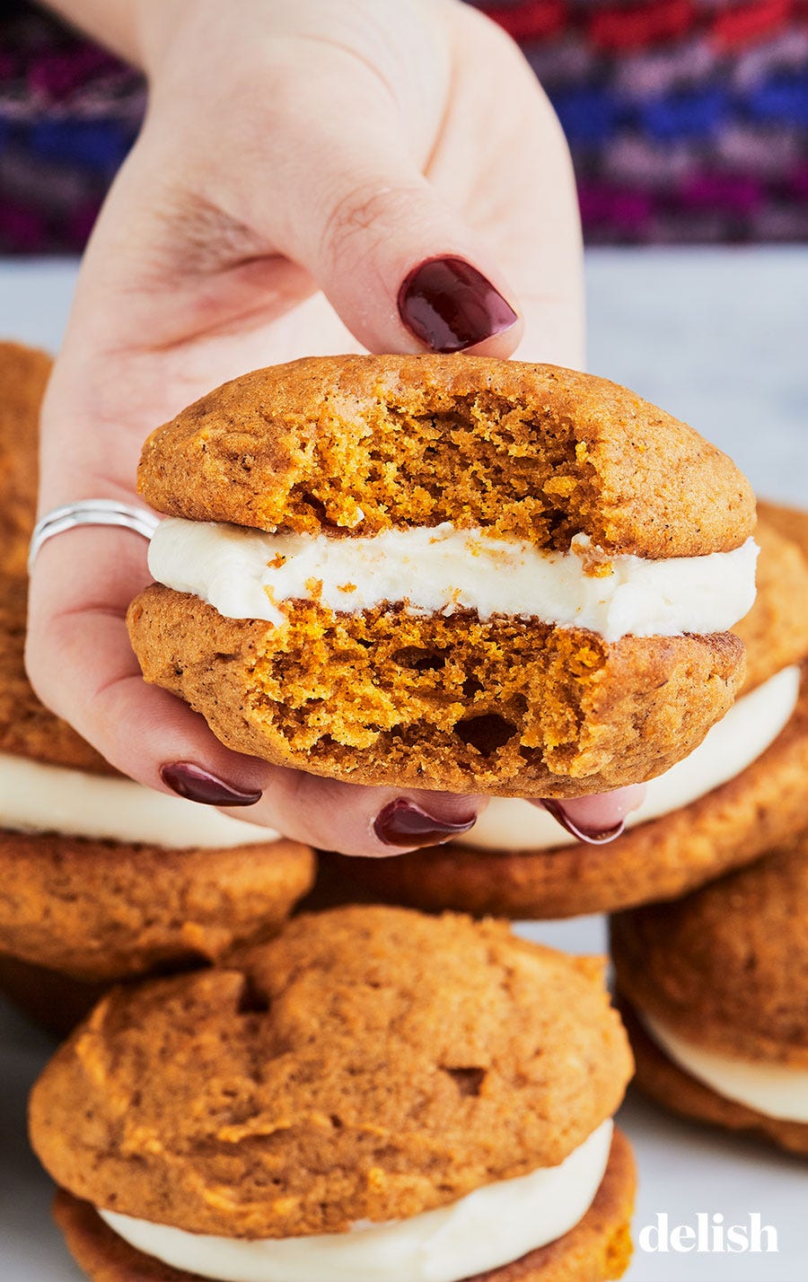 pumpkin whoopie pies
