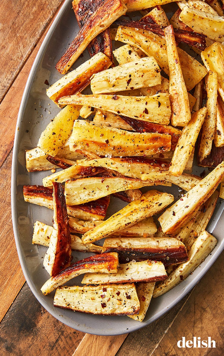 roasted parsnips