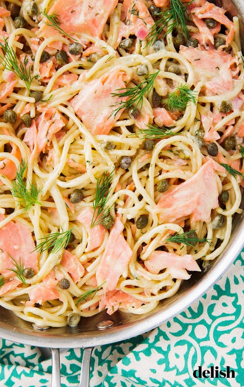 Smoked Salmon Pasta - Delish.com smoked salmon pasta