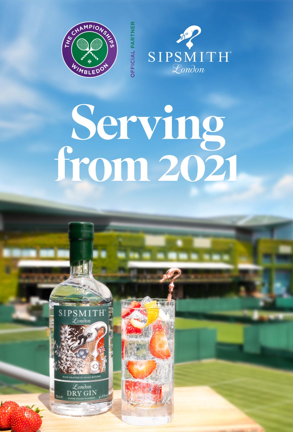 simpsith gin and wimbledon partnership announcement