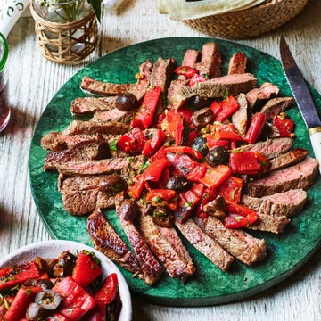 Sirloin Steak with Red Pepper Salsa sirloin steak with red pepper salsa
