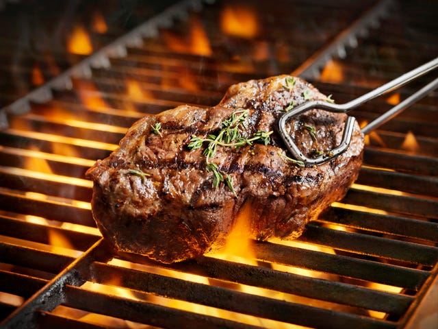 BBQ Sirloin Steaks with Fresh Thyme