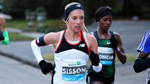 preview for Emily Sisson Misses U.S. Record By 5 Seconds at 2019 Houston Half Marathon