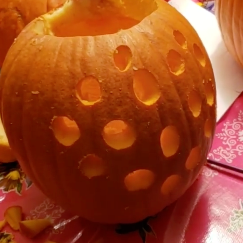 sarah jessica parker polka dot pumpkin