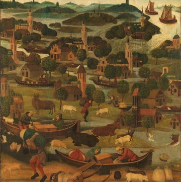 Sint-Elisabethsvloed de sint elisabethsvloed, meester van de heilige elisabeth panelen ca 1490 tot ca 1495