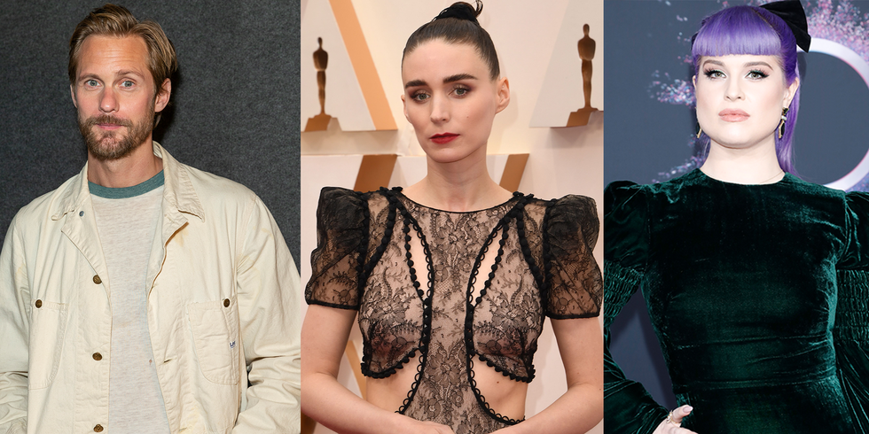 alexander skarsgård, rooney mara, kelly osbourne