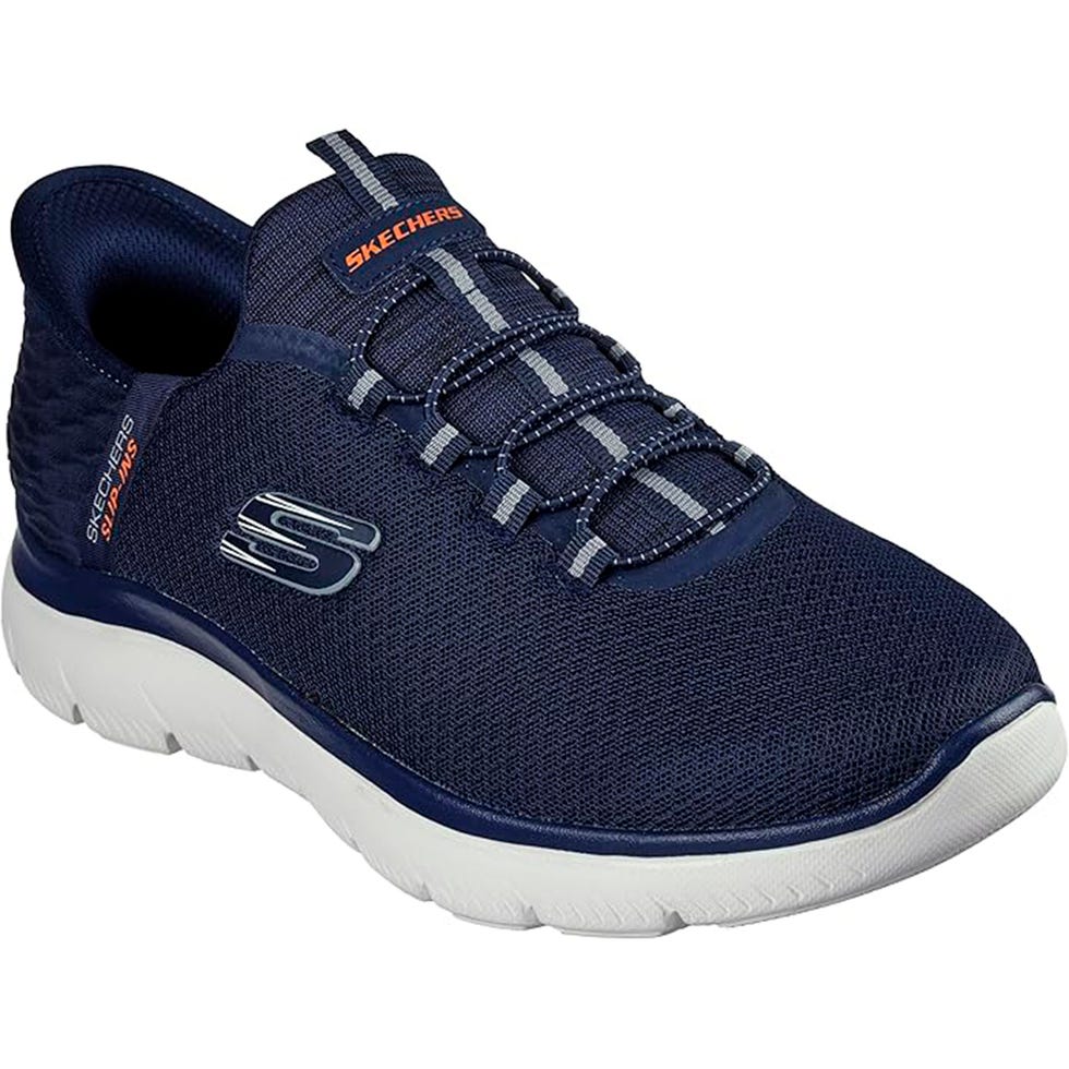 zapatillas skechers para hombre en color azul
