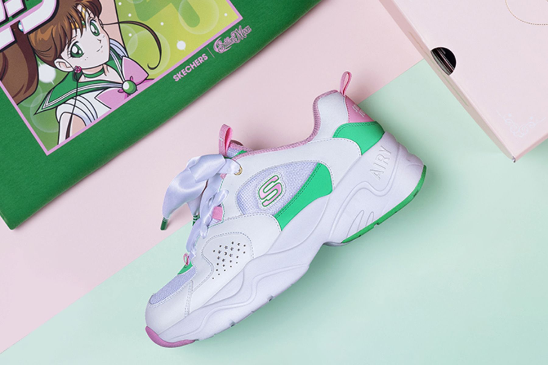 Skechers se al a con Sailor Moon en su lanzamiento de zapatillas