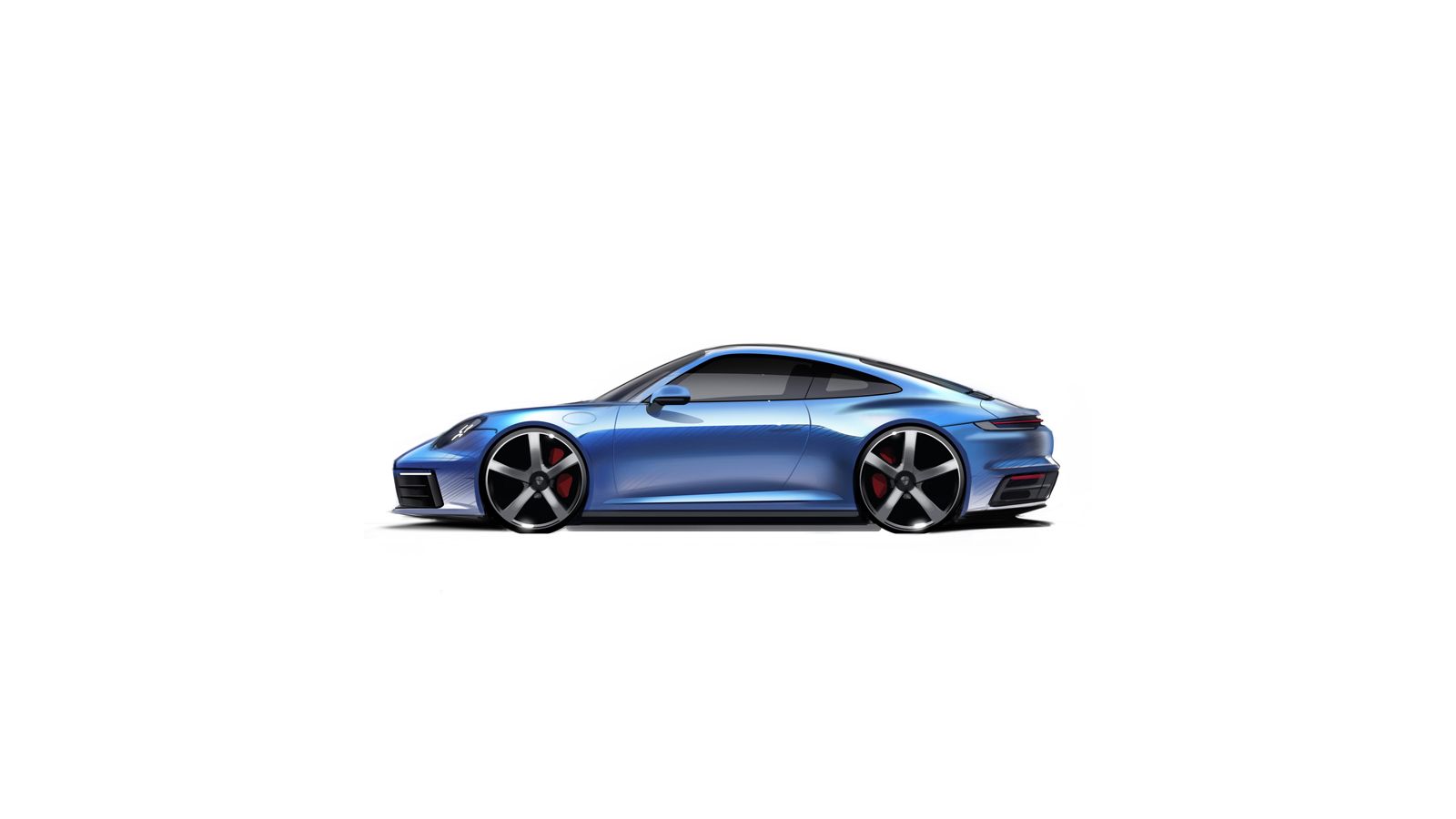 911 Turbo S Models Design sketch