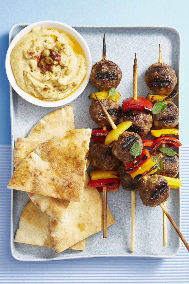 Keto Super Bowl Snacks - Lamb Skewers