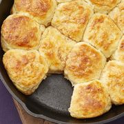 skillet biscuits with cinnamon honey butter