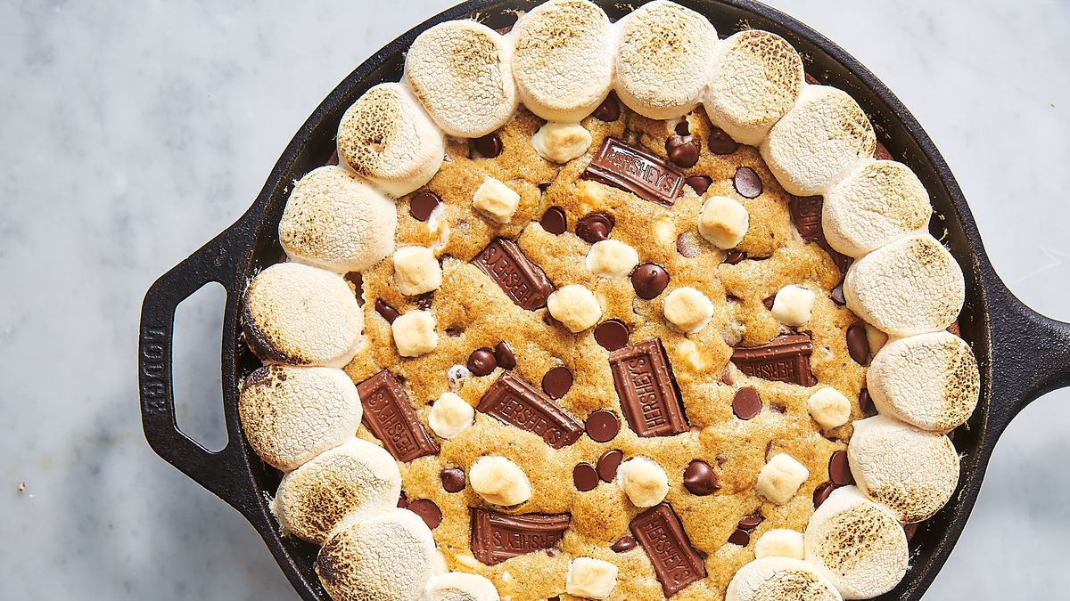 preview for Behold This Epic S'mores Skillet Cookie