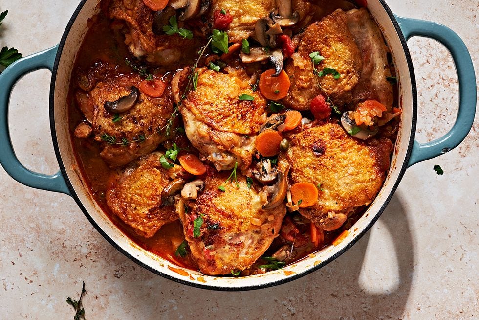 skillet chicken cacciatore