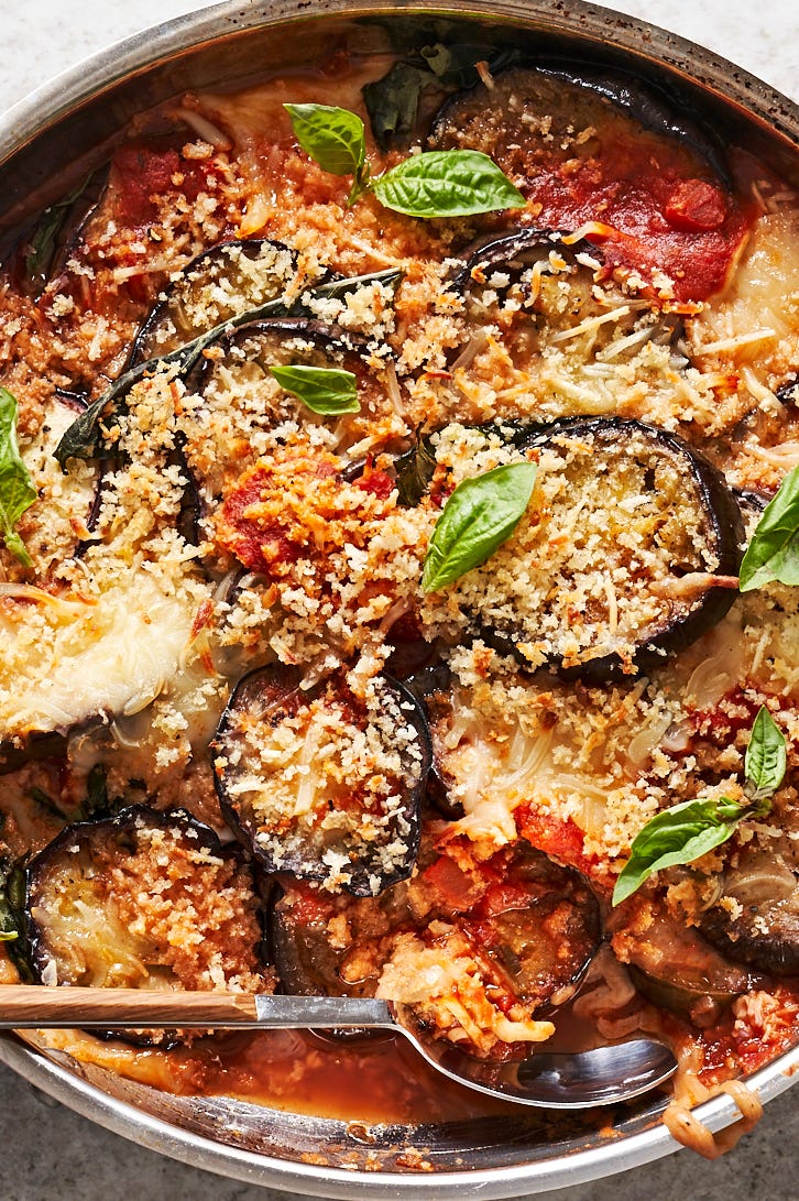 skillet eggplant parm