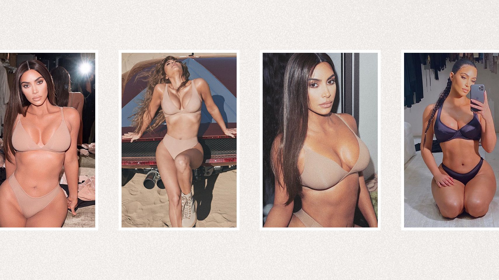Kim Kardashian Gets Famous Friends to Strip Down for SKIMS Campaign