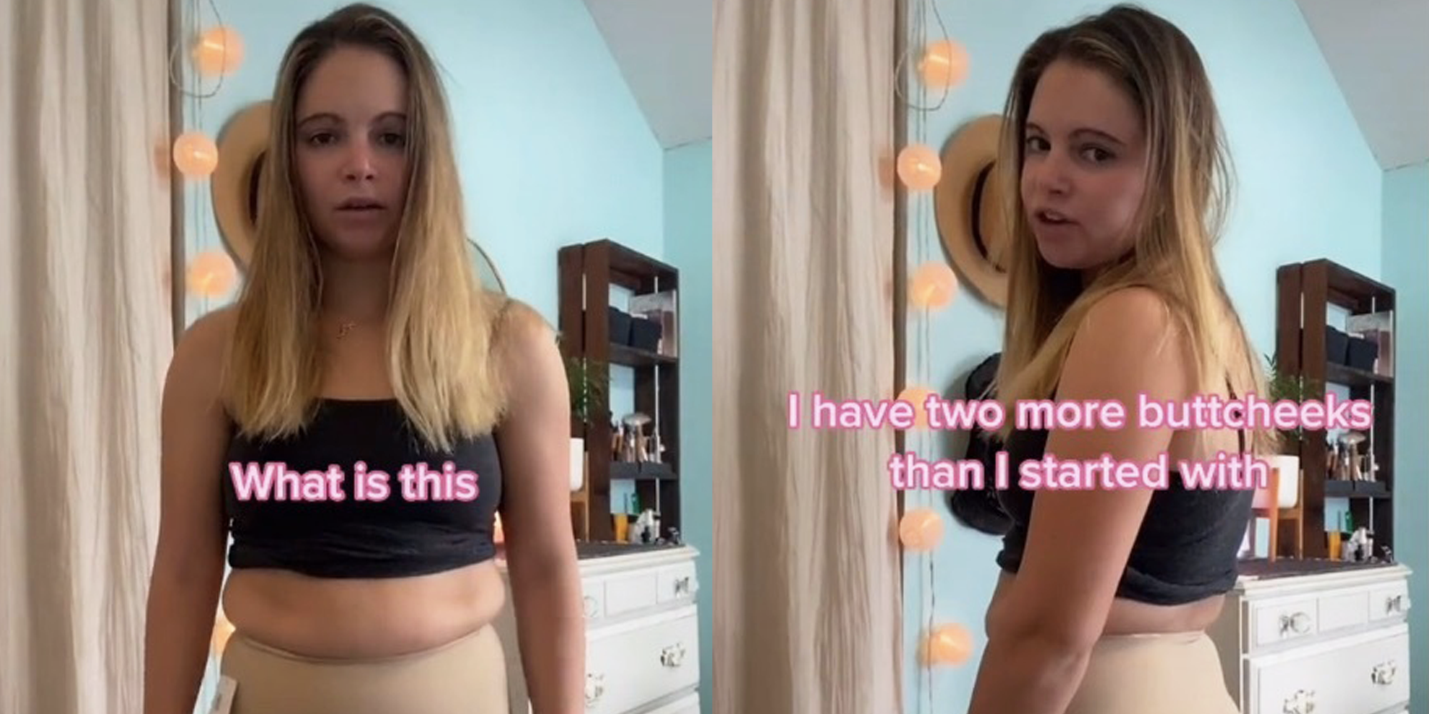 shapewear reviews on someone with mom pouch｜TikTok Search
