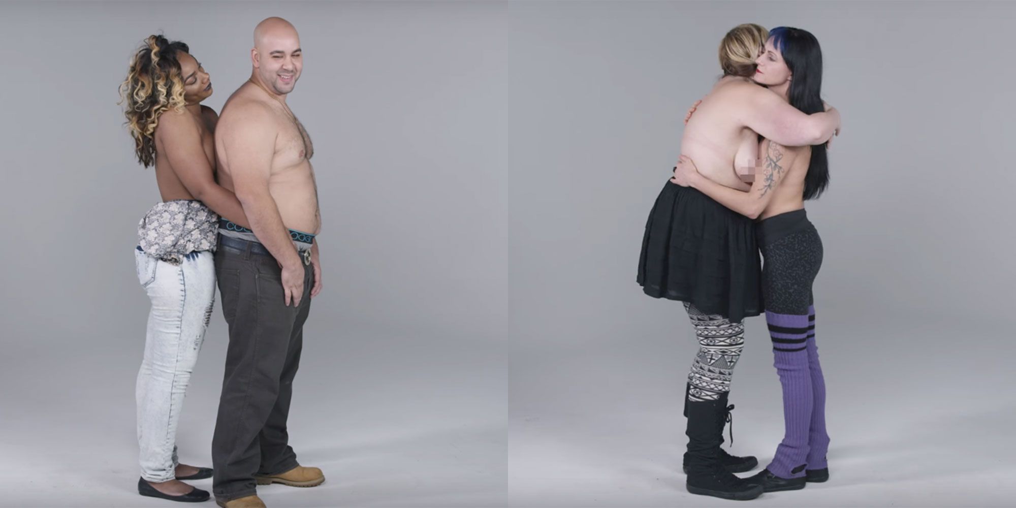 Watch Strangers Get Naked and Hug Each Other in the Name of Stress Relief photo