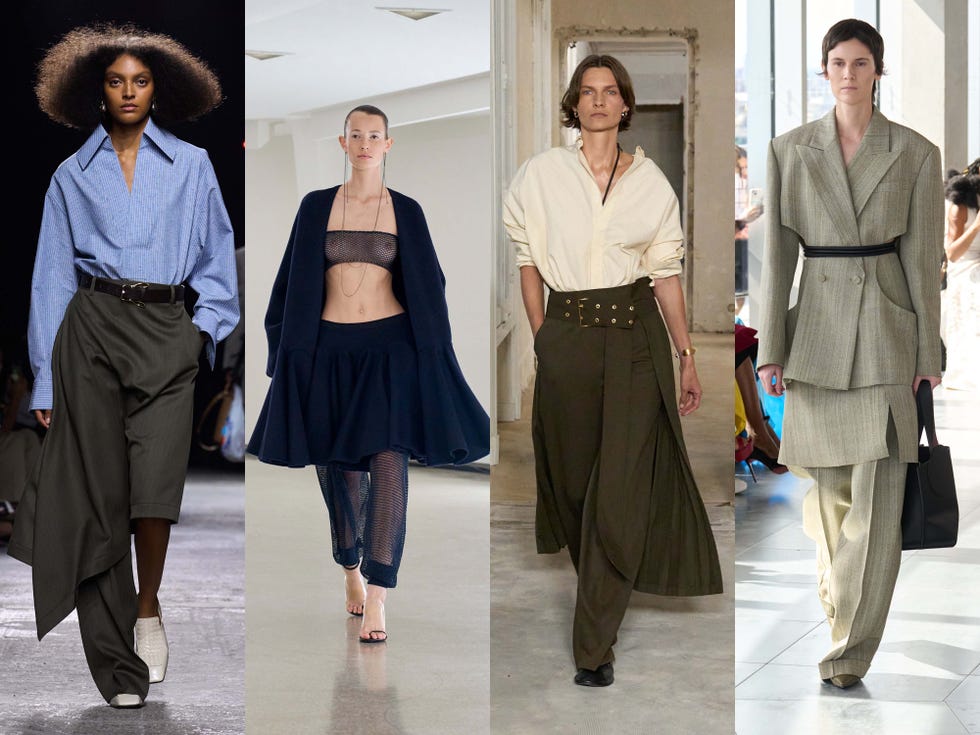 skirted trousers