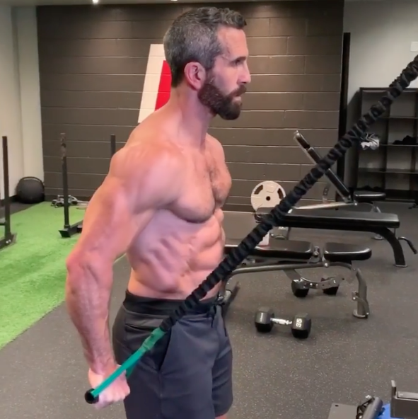 Band workout for your back!