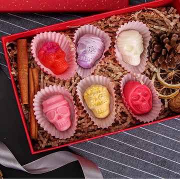 Webake Silicone Chocolate Molds Skull Candy Mold for Jelly Crayon Resin silicone chocolate molds