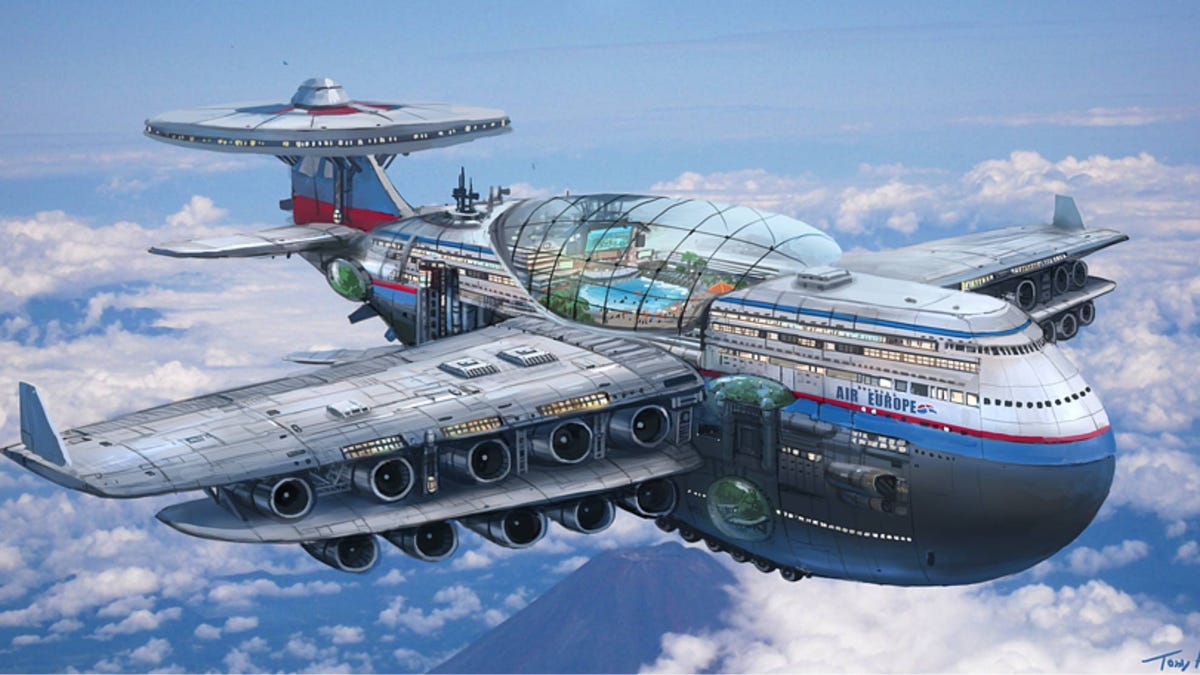 Sky Cruiser: el avión hotel y crucero nuclear del futuro