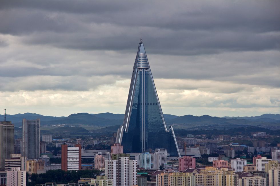 skyline of pyongyang