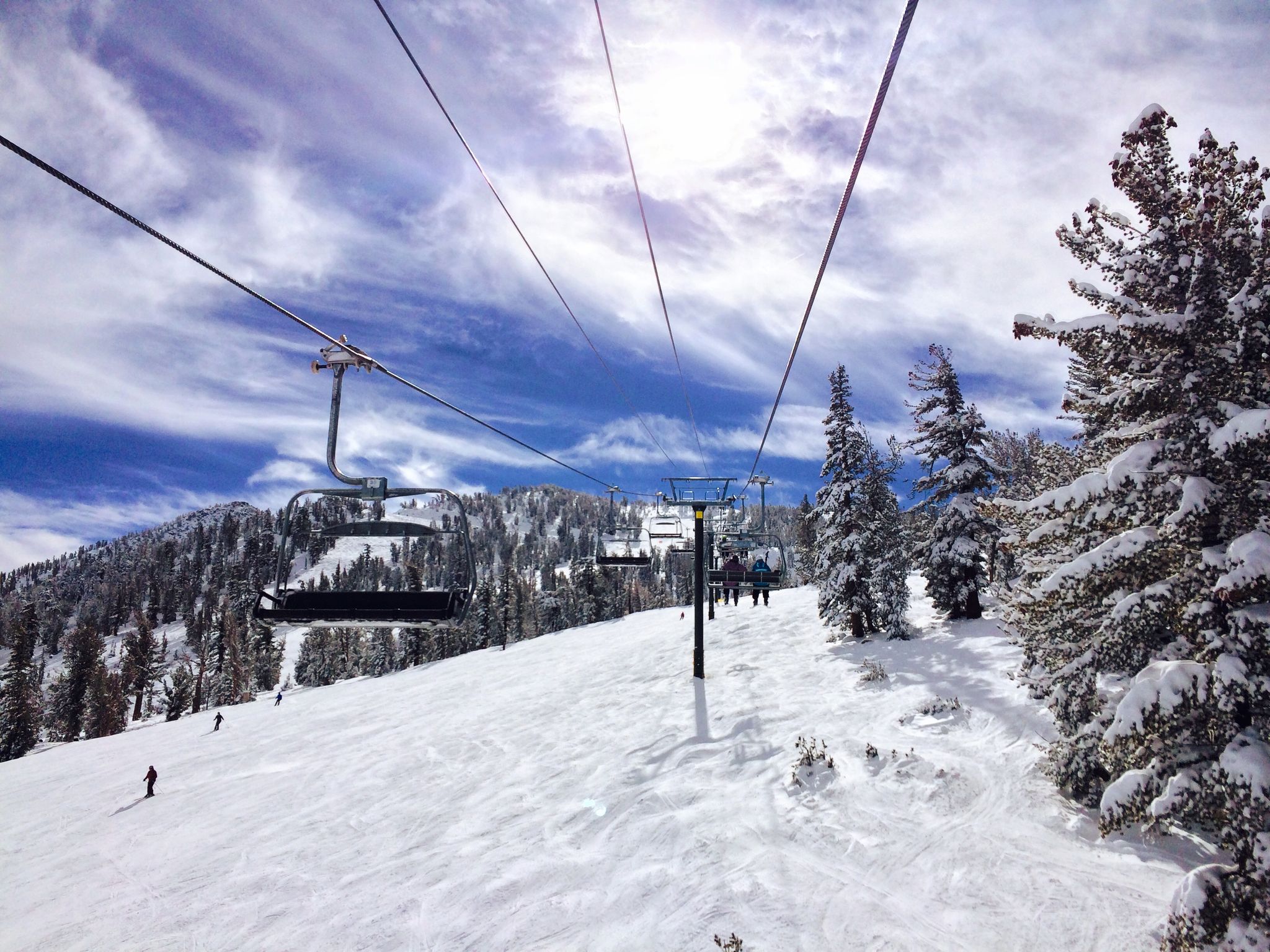 ski lift in lake tahoe region