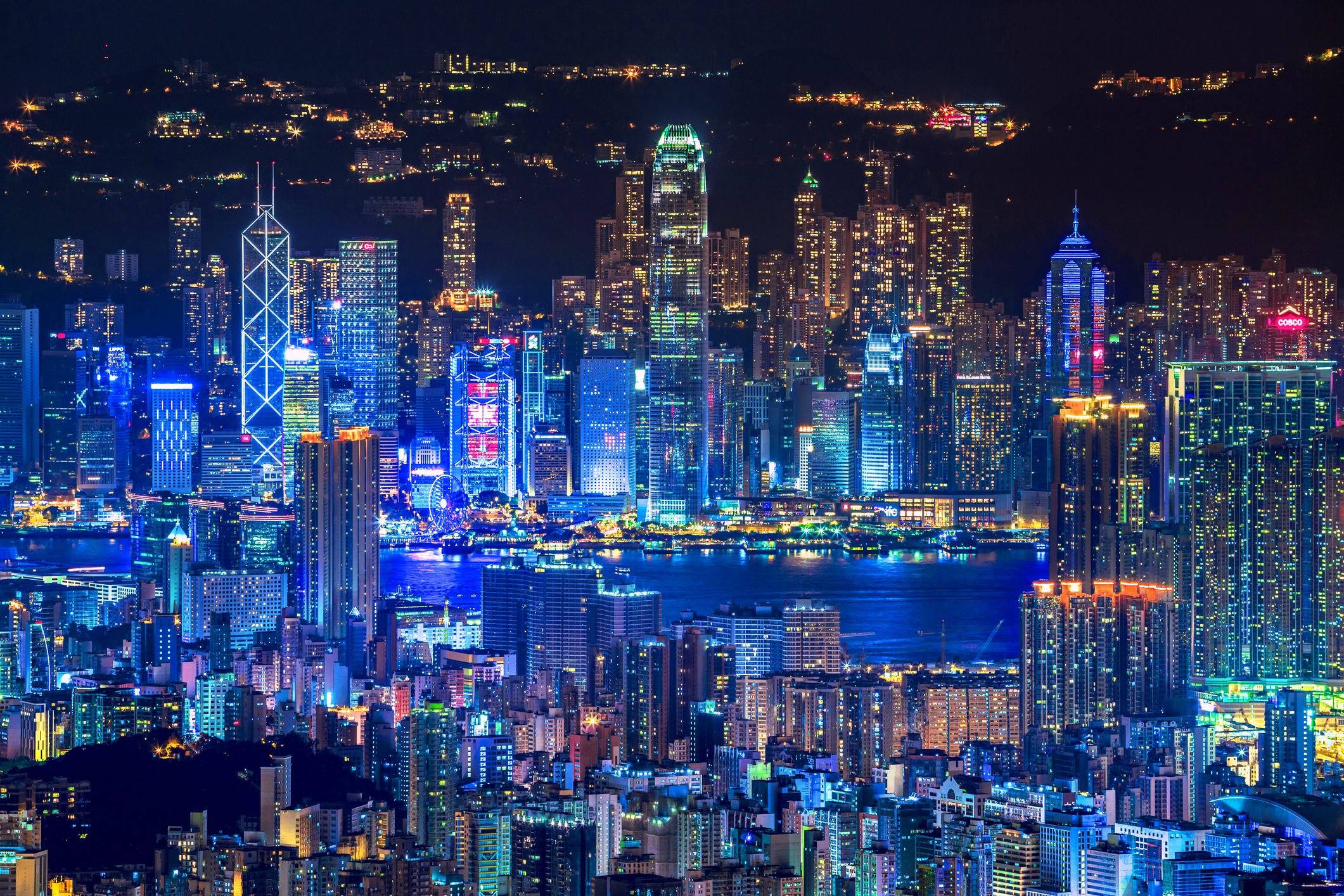 Гонконг. Ночной Гонконг фото. Сингапур или Гонконг. Most expensive cities