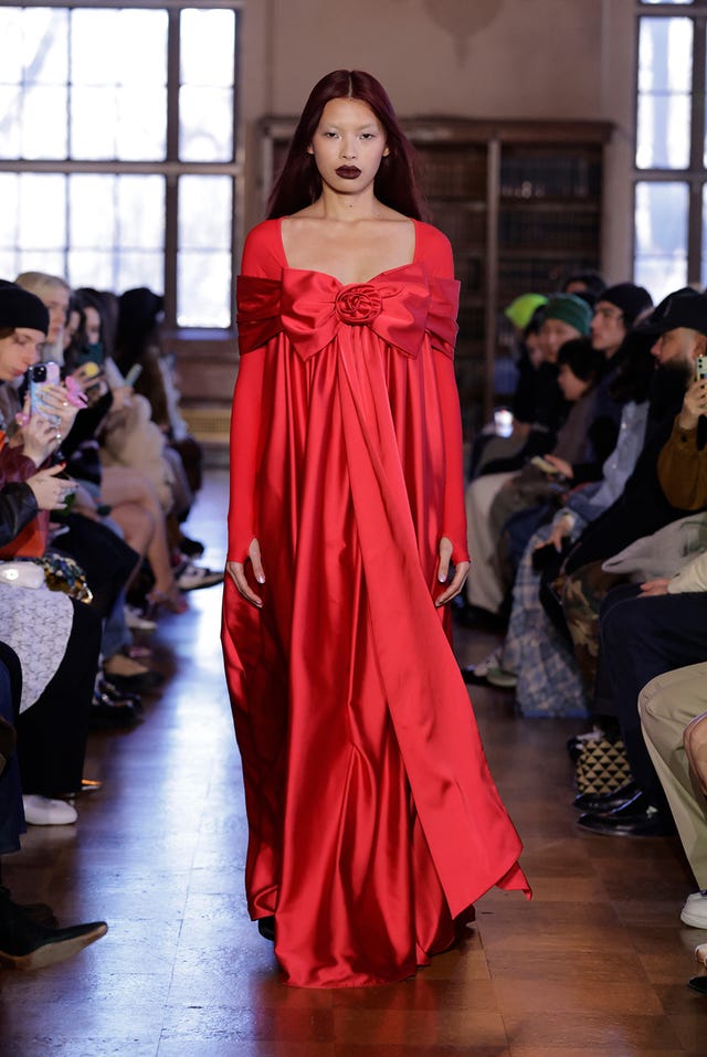 A Red Color Trend Is Already Taking Over The Fall 2023 Runways