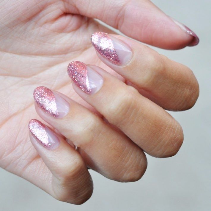 French Nail Designs With Sparkle - Temu