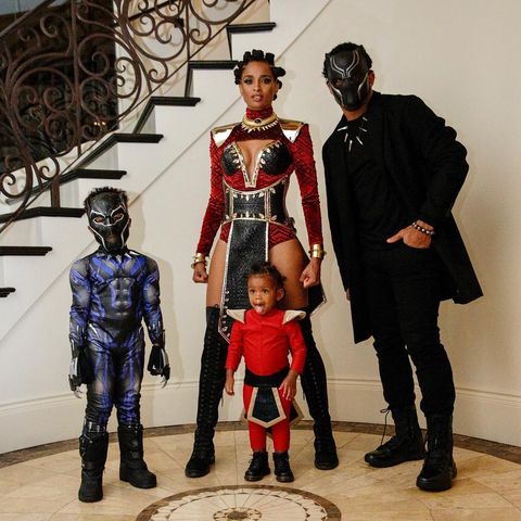 ciara russell wilson black panther halloween costumes