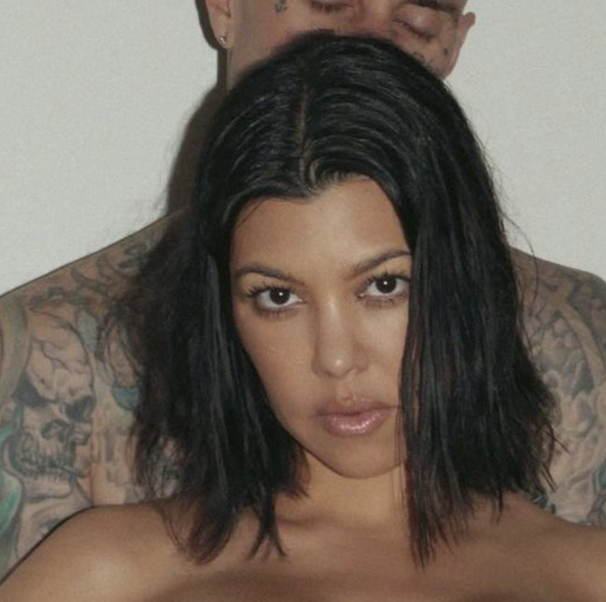 Kourtney Kardashian Just Shared Topless Photos as a Birthday Tribute to Travis Barker