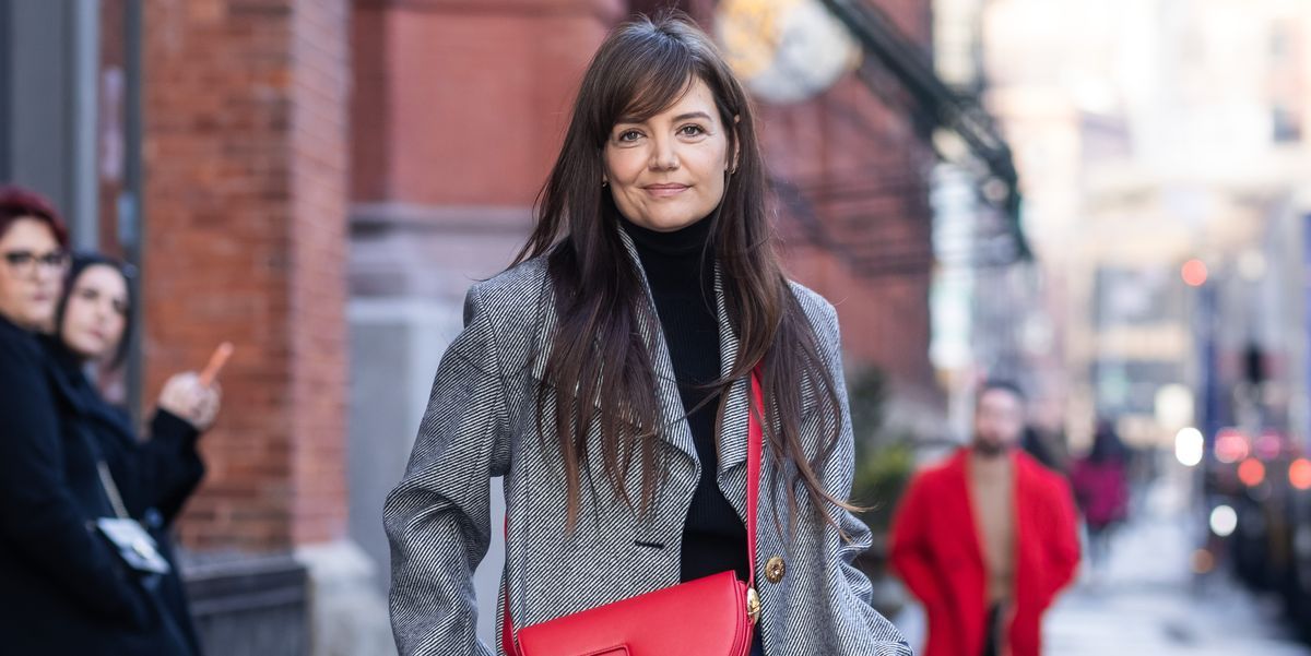 Katie Holmes Wore a $520 Cashmere Bralette, and People Are Obsessed