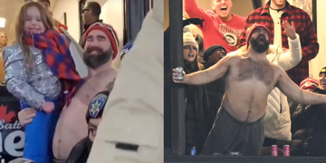 jason kelce and taylor swift fan
